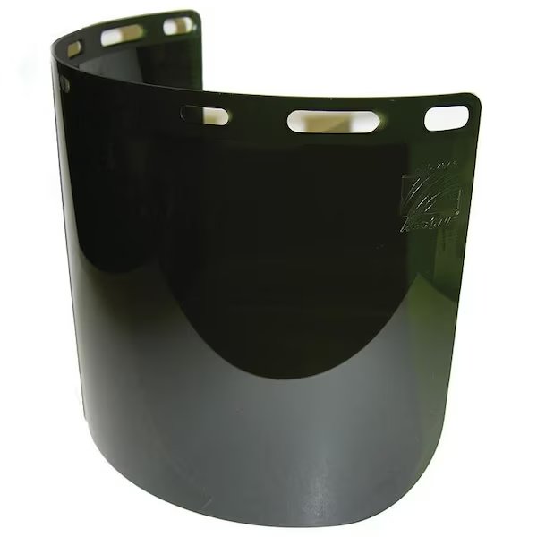 Visor 16x8x0.060 in. POLY DARKGREEN, Walter Surface Technologies, Mfr#: 168DG-PC